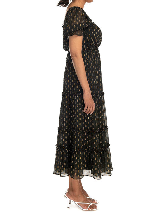 The Boho Luxe Tiered Midi Dress