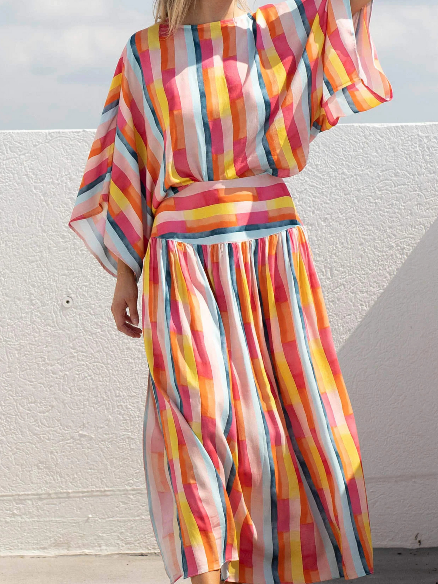 Casino Stripe Skirt & Top