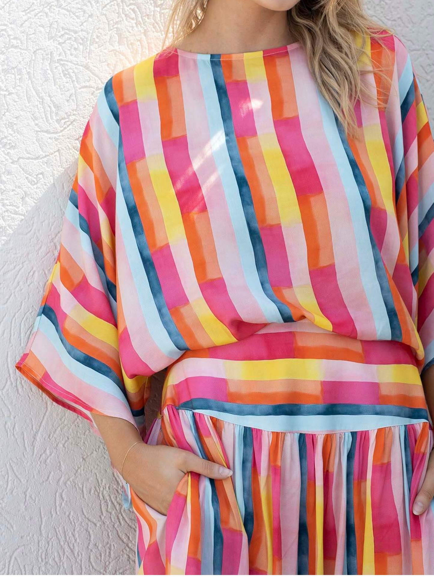 Casino Stripe Skirt & Top