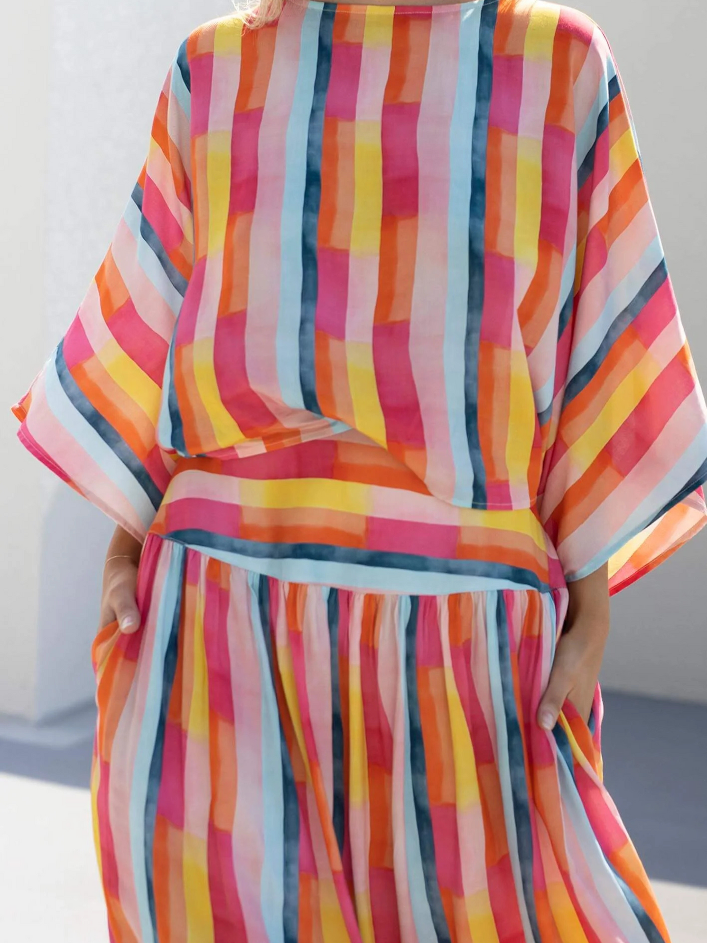 Casino Stripe Skirt & Top