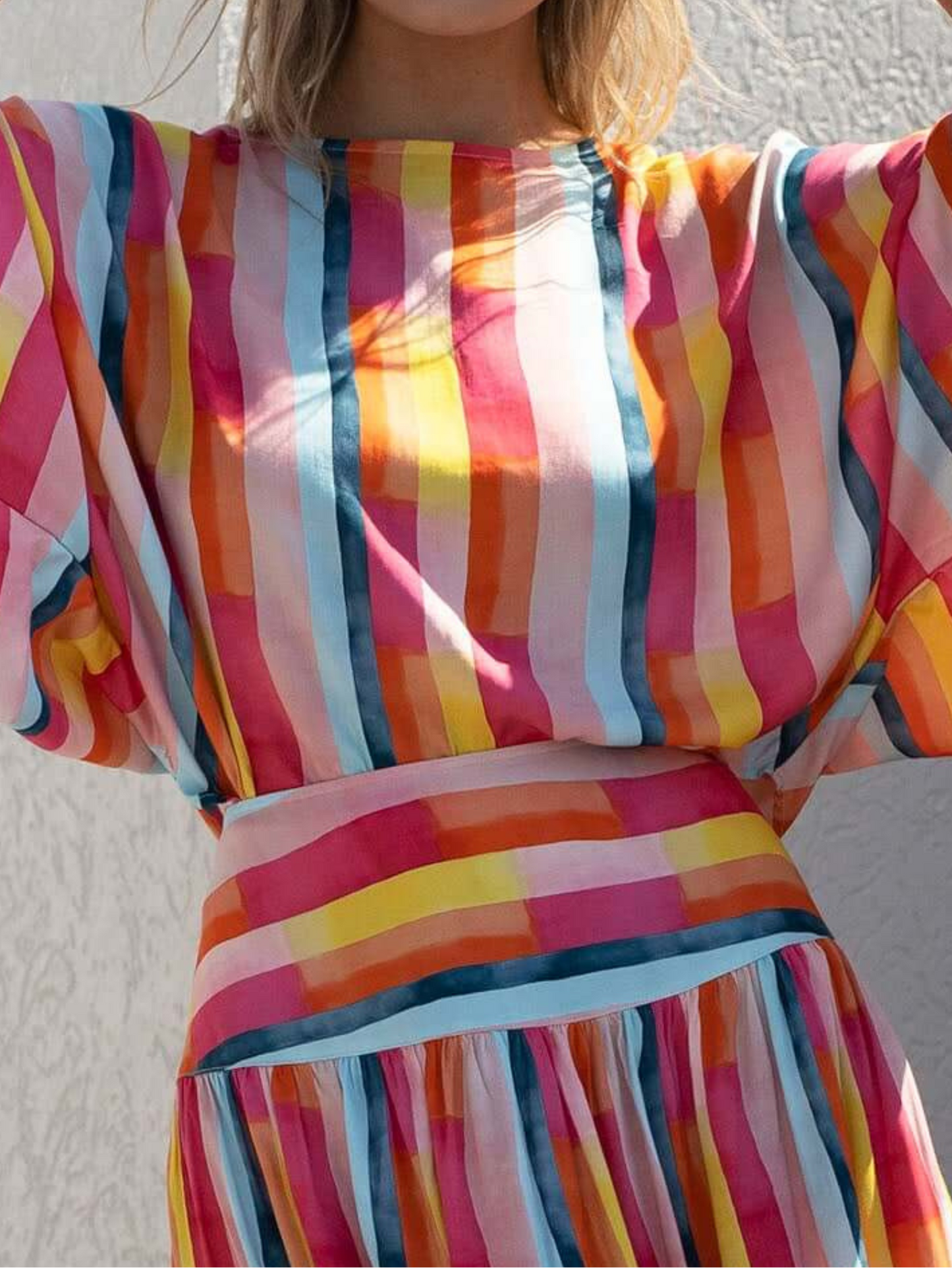 Casino Stripe Skirt & Top