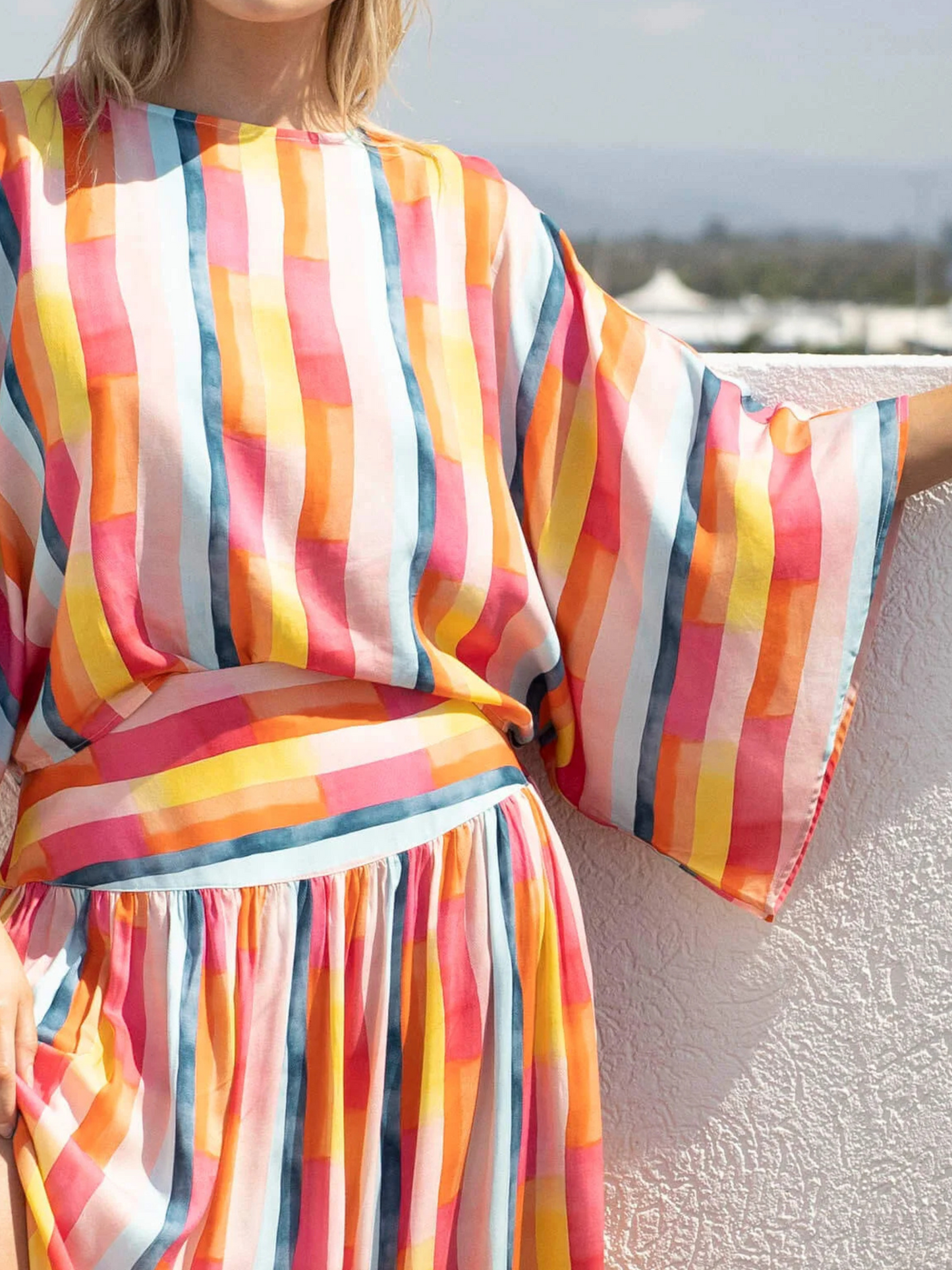 Casino Stripe Skirt & Top
