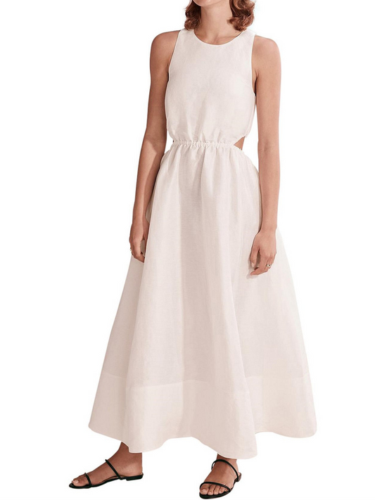 Cut Out Halter Maxi Dress