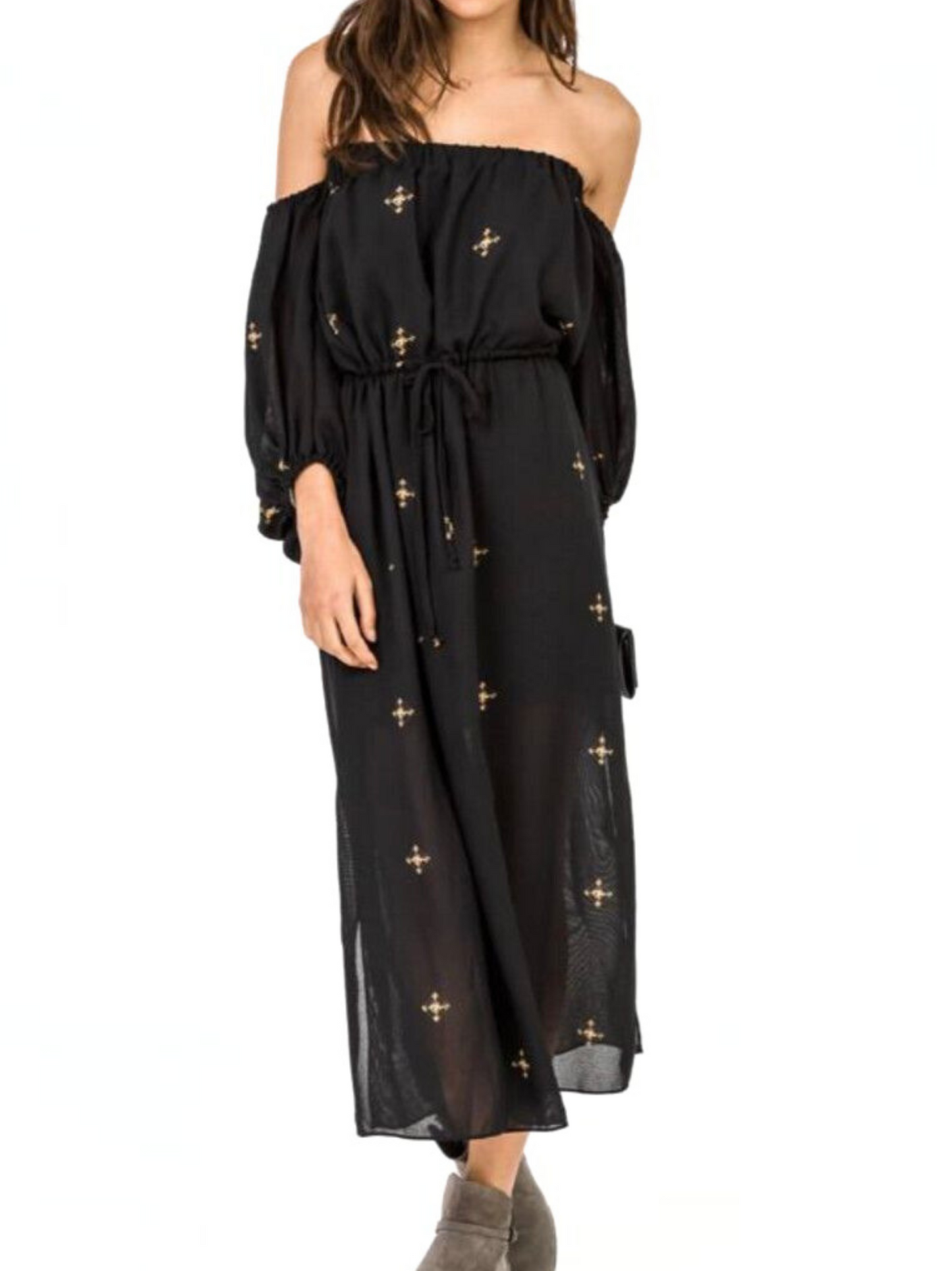 Dubois Off Shoulder Midi Dress