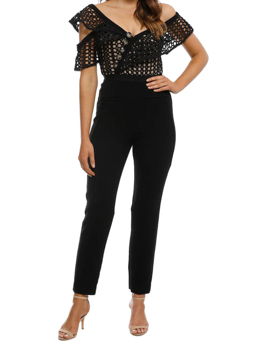 Lace Frill Jumpsuit