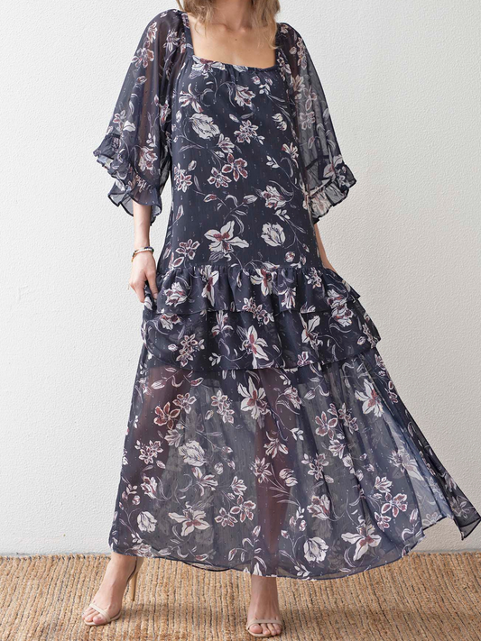 Night Games Floral Maxi Dress