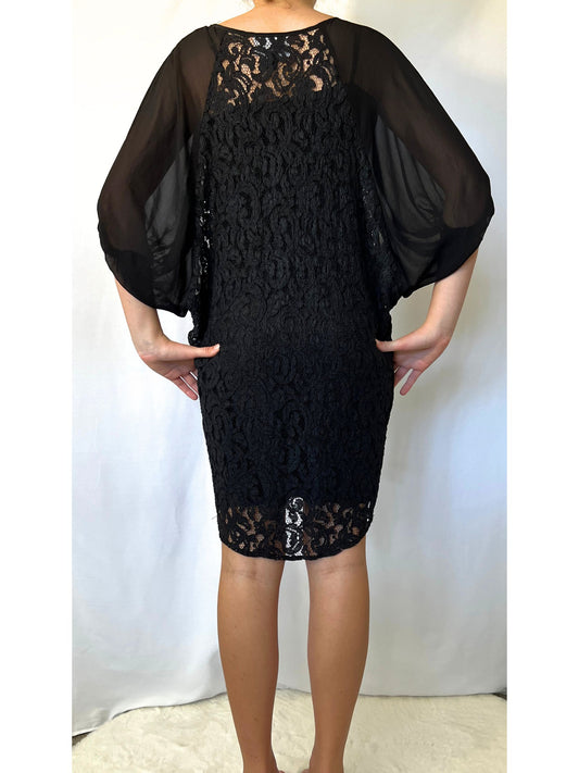 Lace Overlay Dress