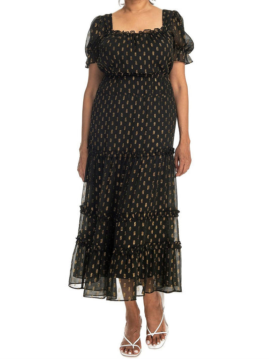 The Boho Luxe Tiered Midi Dress