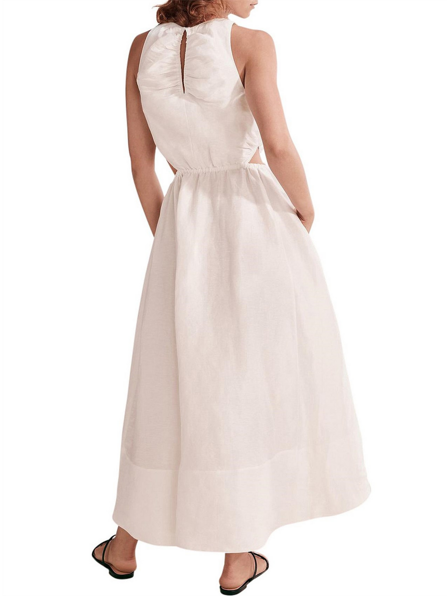 Cut Out Halter Maxi Dress