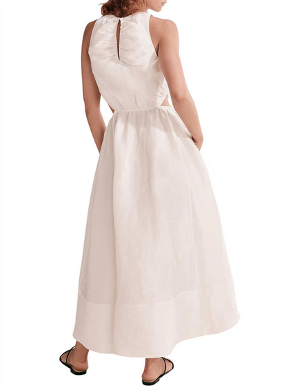Cut Out Halter Maxi Dress