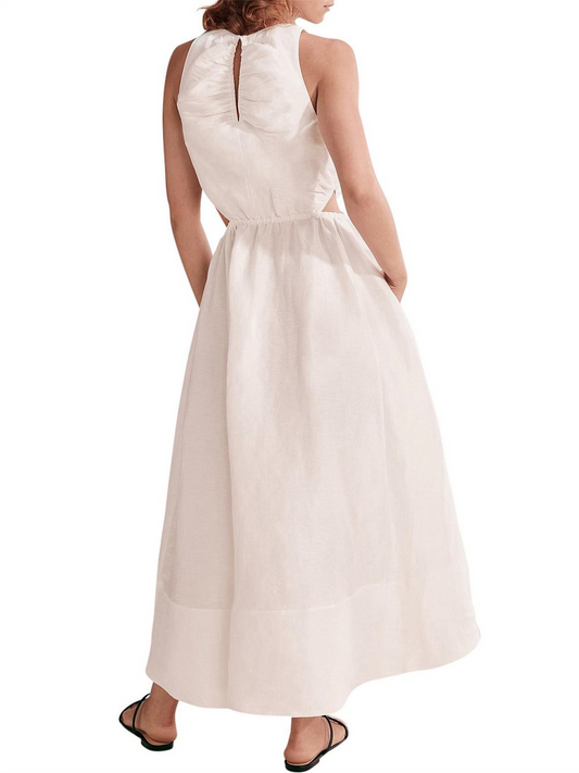 Cut Out Halter Maxi Dress