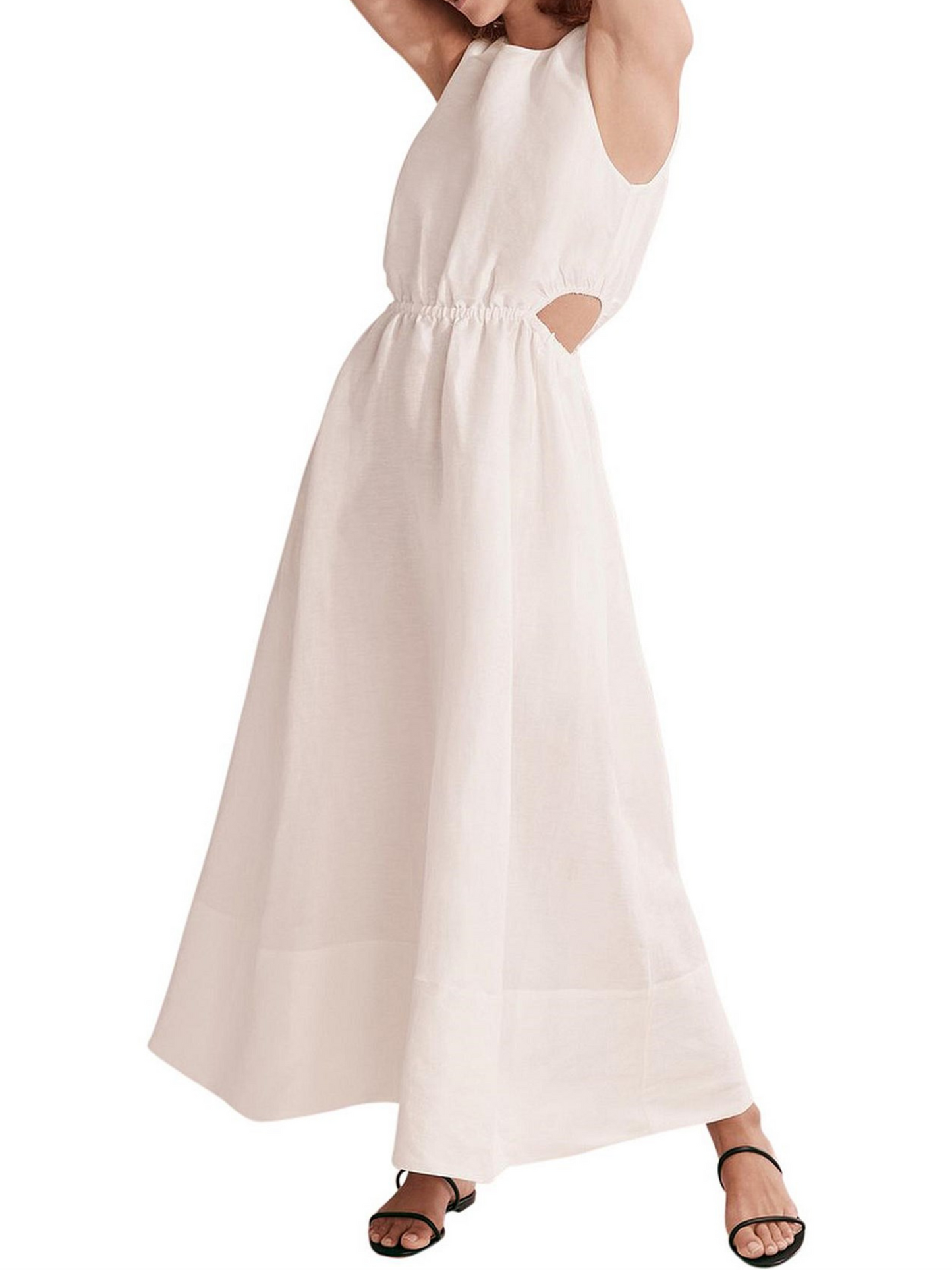 Cut Out Halter Maxi Dress