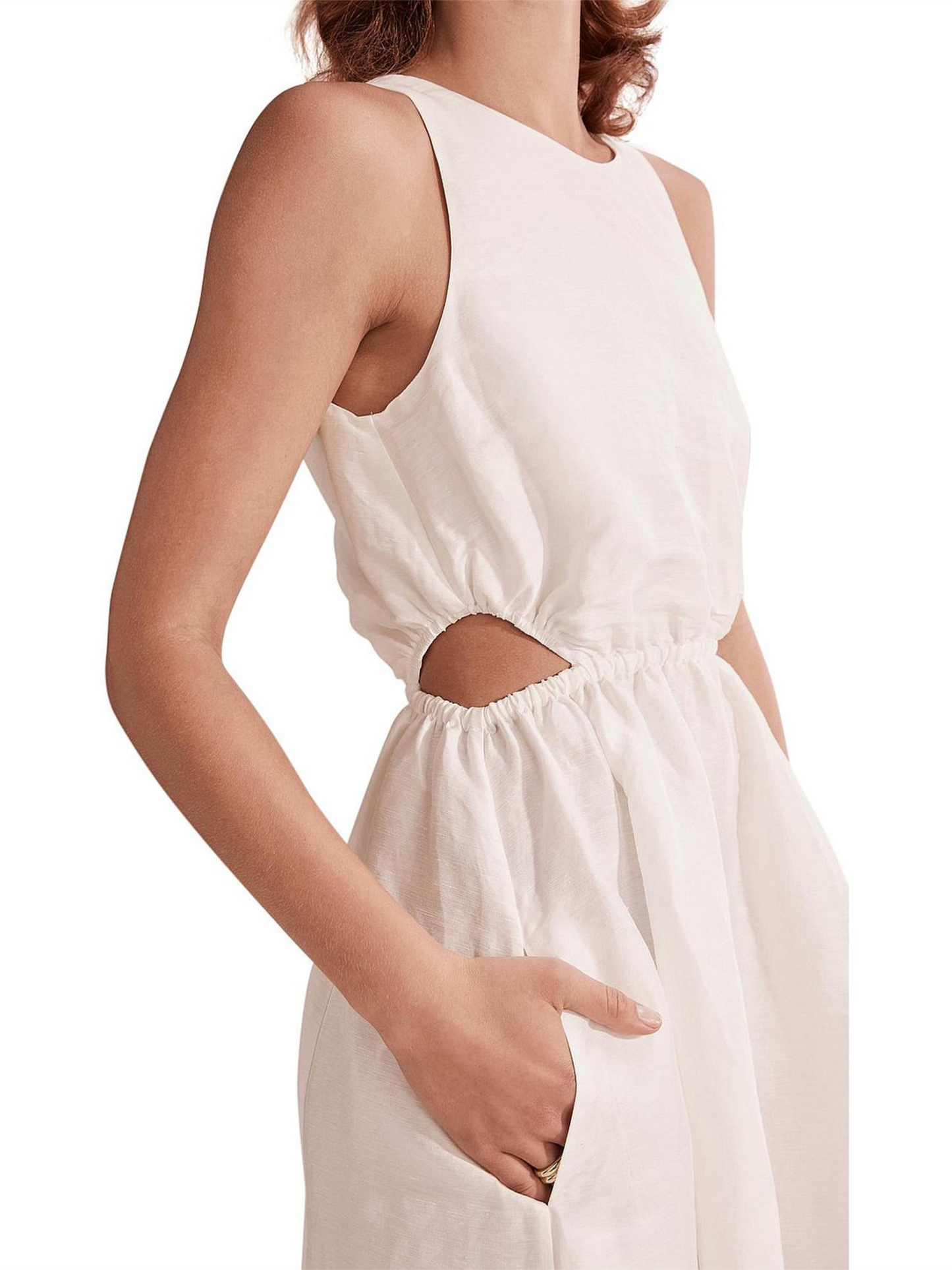 Cut Out Halter Maxi Dress