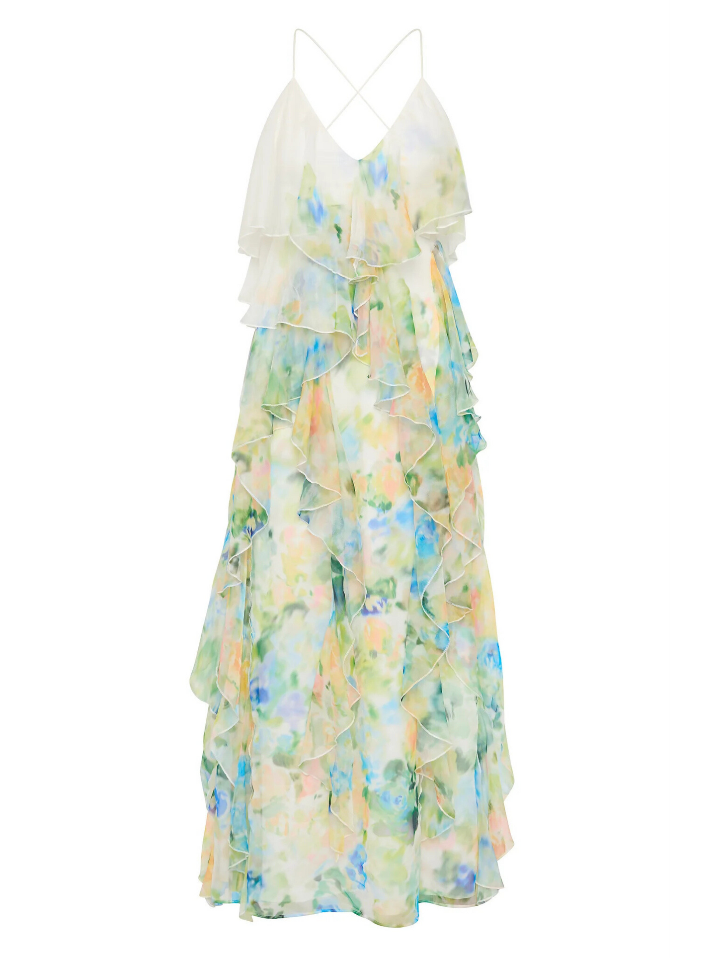 Dreamscape Frill Maxi Dress