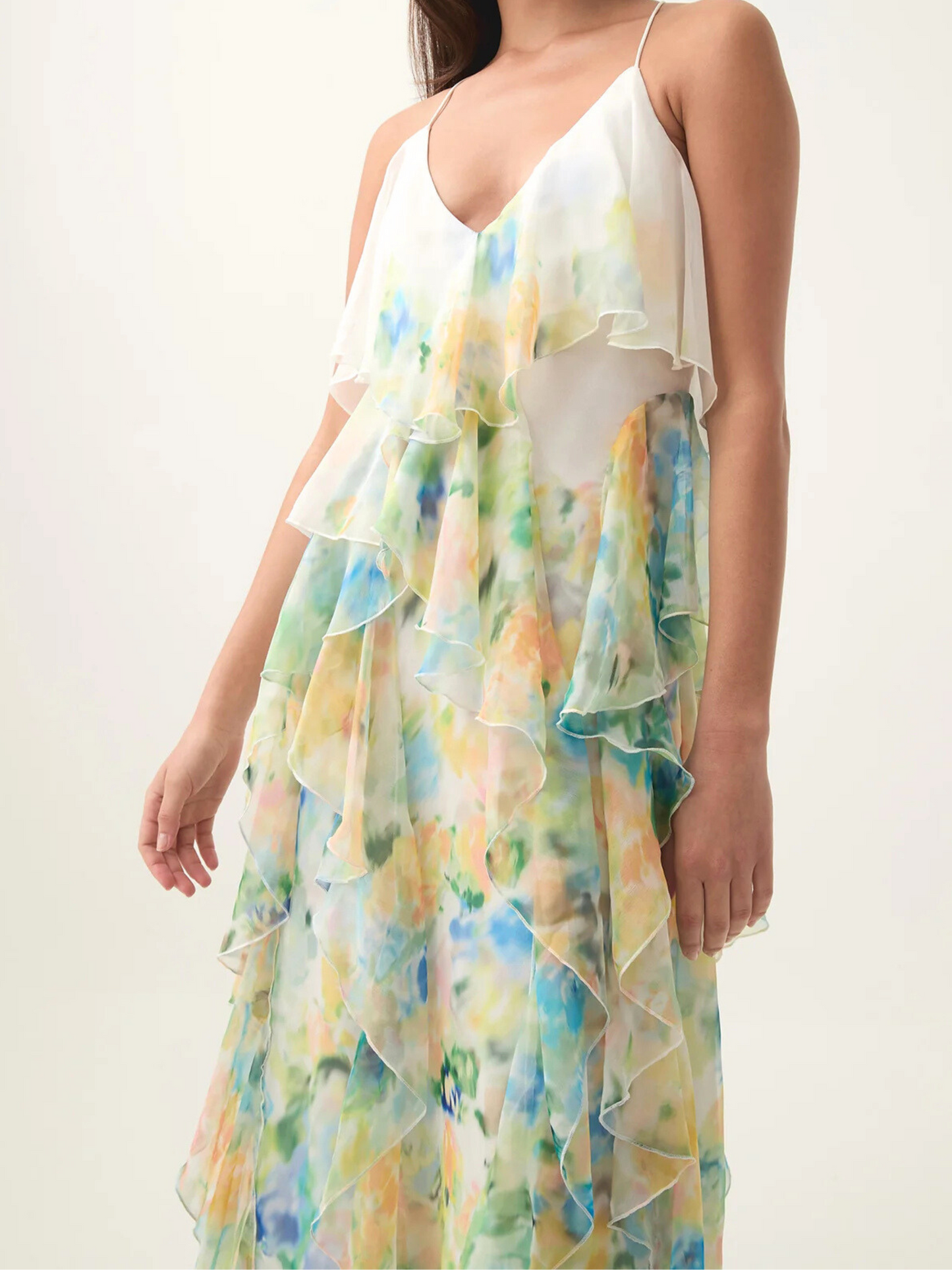 Dreamscape Frill Maxi Dress