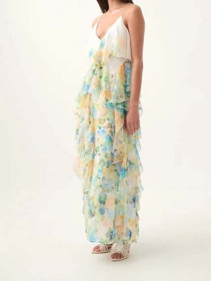 Dreamscape Frill Maxi Dress