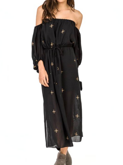 Dubois Off Shoulder Midi Dress