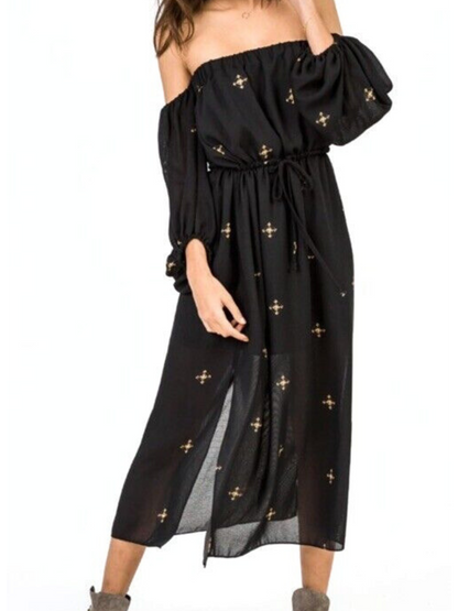 Dubois Off Shoulder Midi Dress
