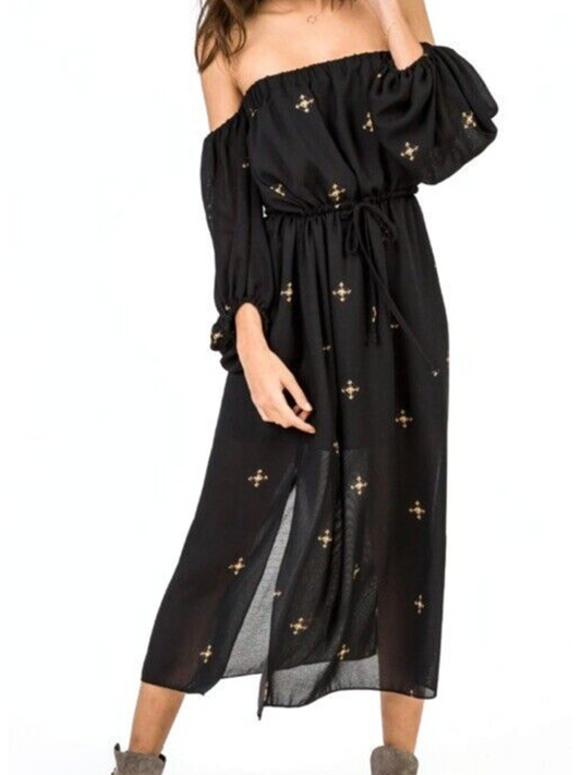 Dubois Off Shoulder Midi Dress