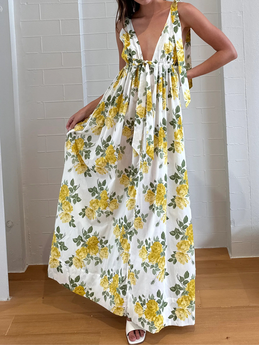 Maxi Tie Back Dress