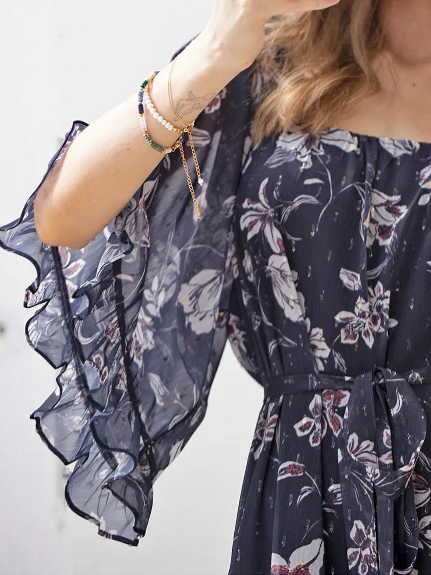 Night Games Floral Maxi Dress