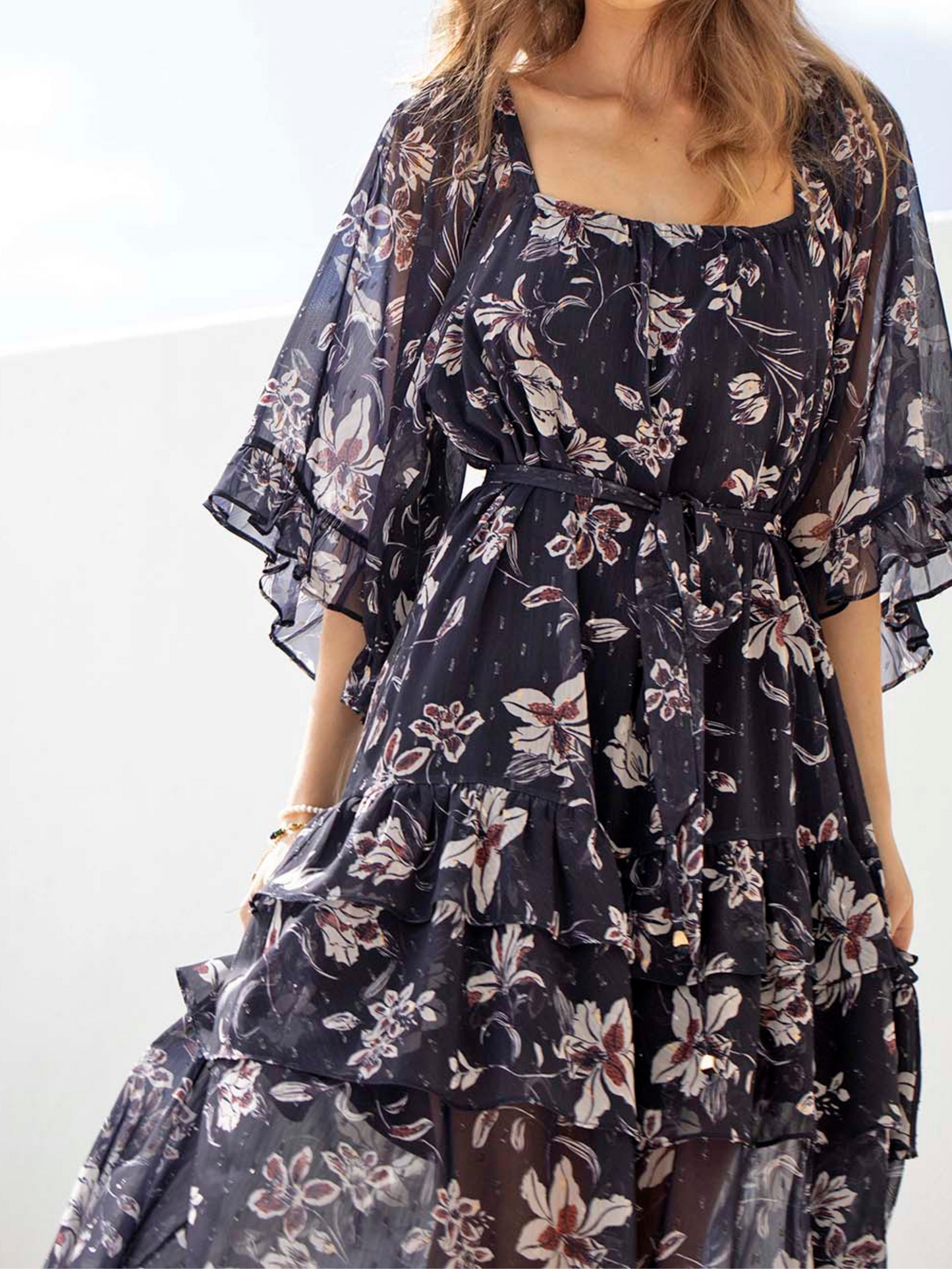 Night Games Floral Maxi Dress