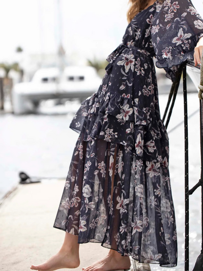Night Games Floral Maxi Dress